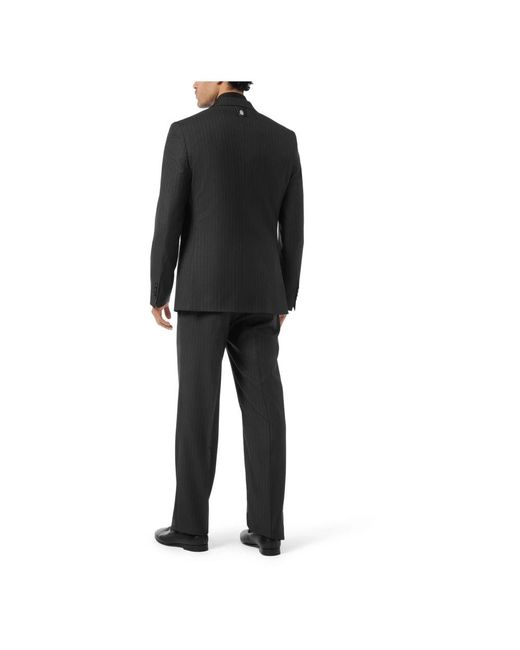 Billionaire Jassen ,Zwart ,Wol Gessato Blazer in het Black voor heren