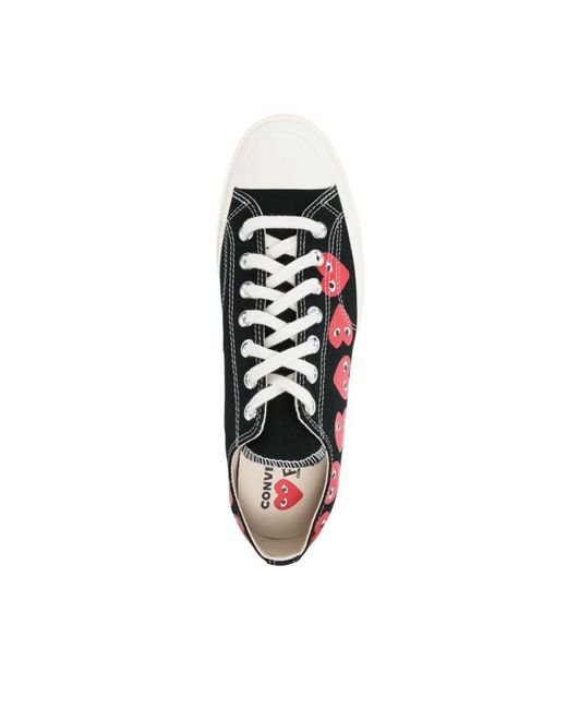 COMME DES GARÇONS PLAY Black Sneakers for men