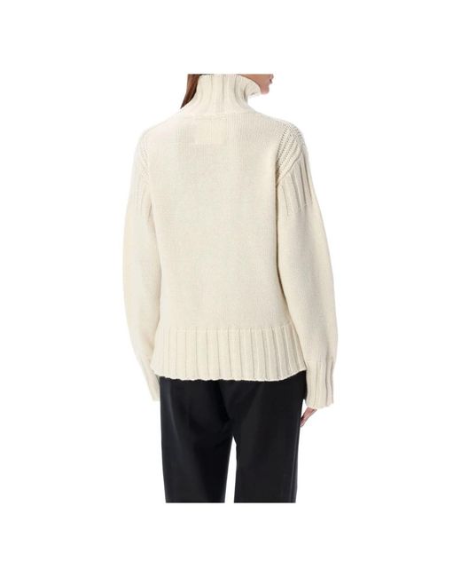 Jil Sander Natural Cashmere Knitwear