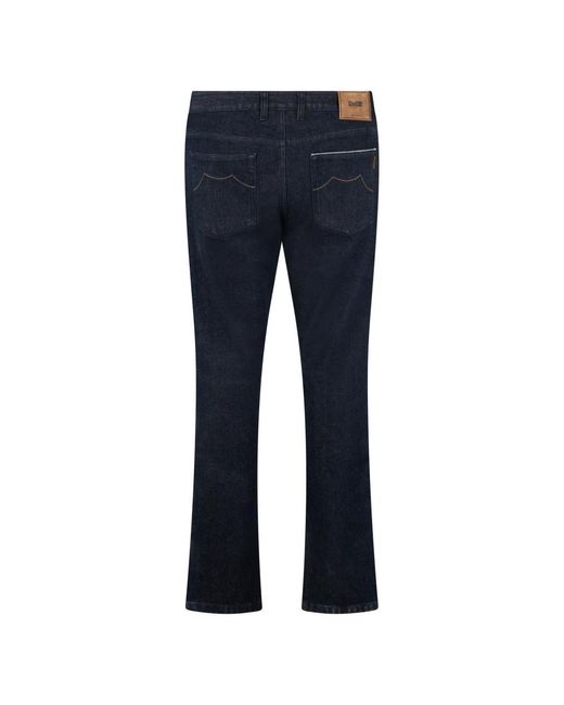 Moorer Blue Flare Jeans for men