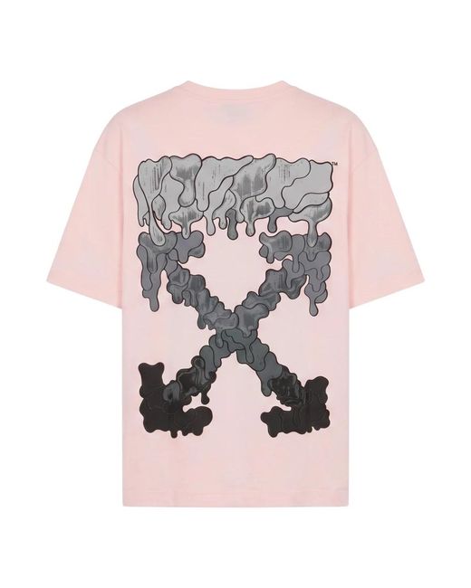 Off-White c/o Virgil Abloh Pink T-Shirts for men