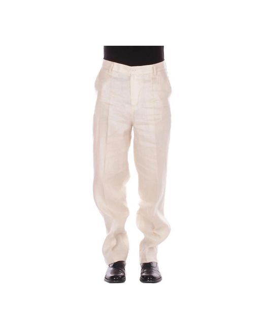 John Richmond Natural Straight Trousers for men
