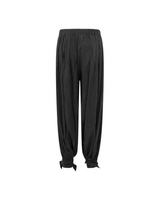 ANDAMANE Black Wide Trousers