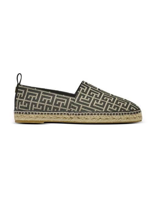Espadrilles Balmain de hombre de color Gray