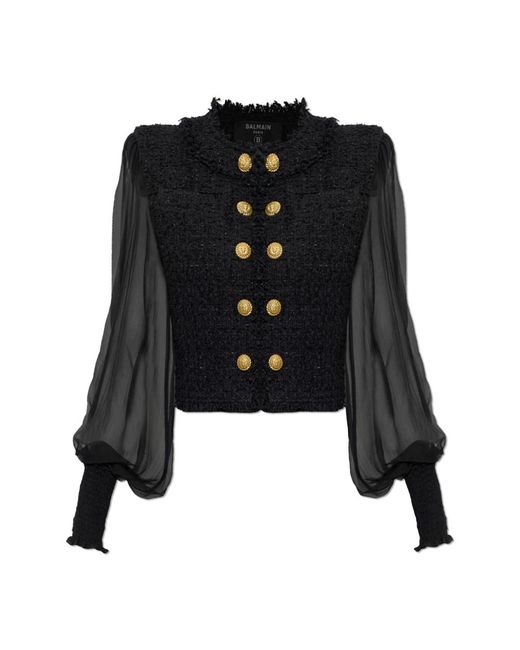 Cardigans Balmain de color Black