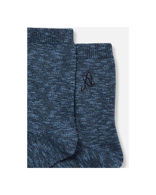 Axel Arigato Ondergoed ,Blauw ,Katoen Mélange Tube Socks in het Blue