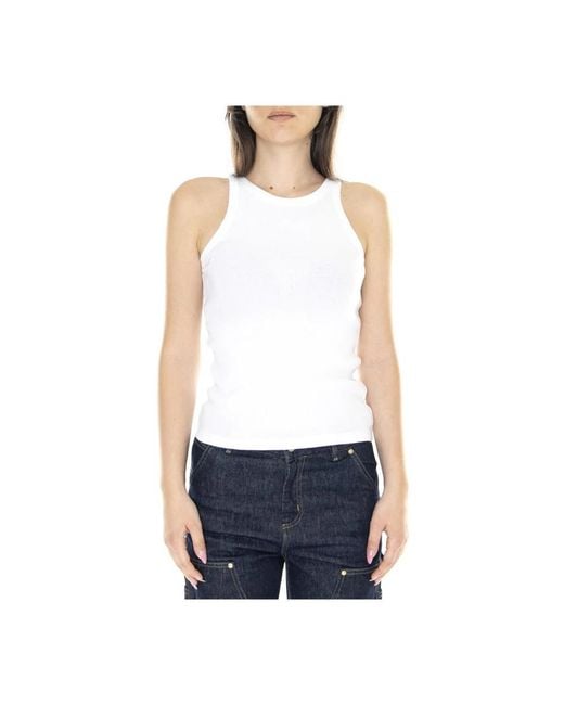 Levi's Racer Tank in het White