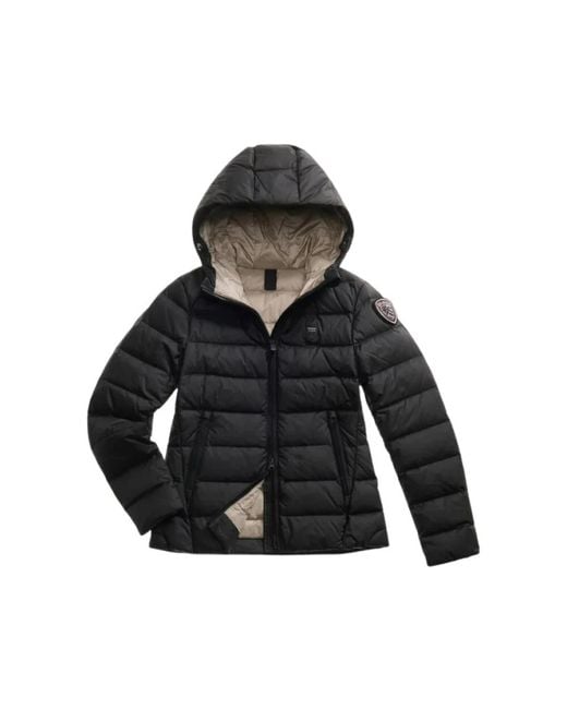 Winter Jackets Blauer de color Black