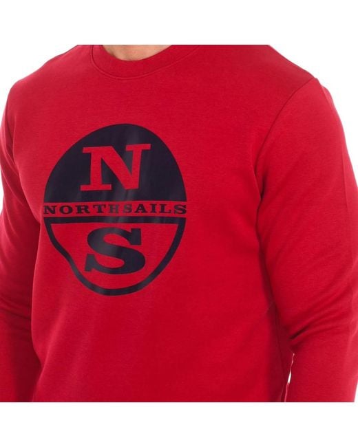 North Sails Red Sweatshirts for men