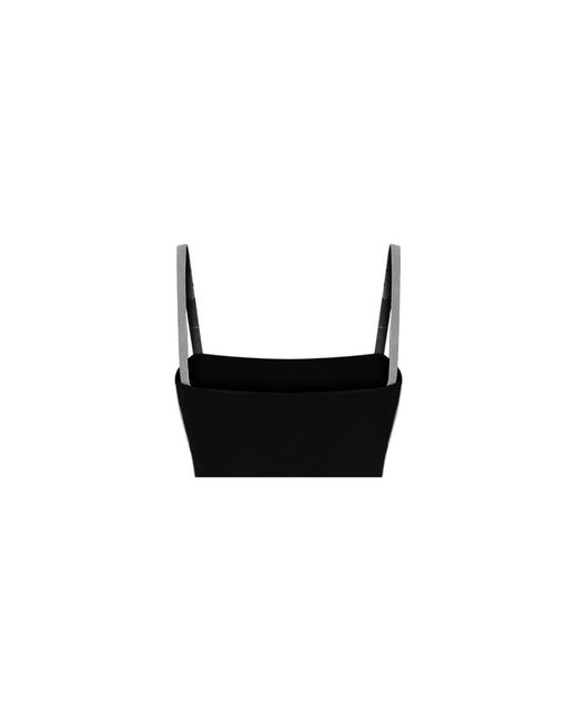 Dior Black Sleeveless Tops
