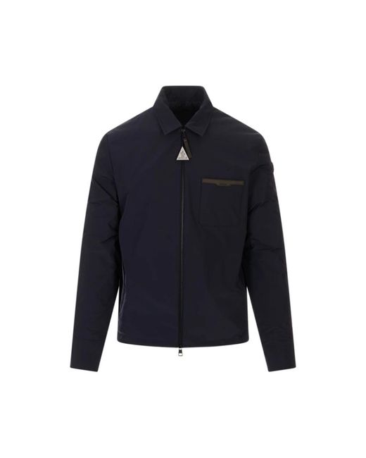 Moncler Blue Light Jackets for men