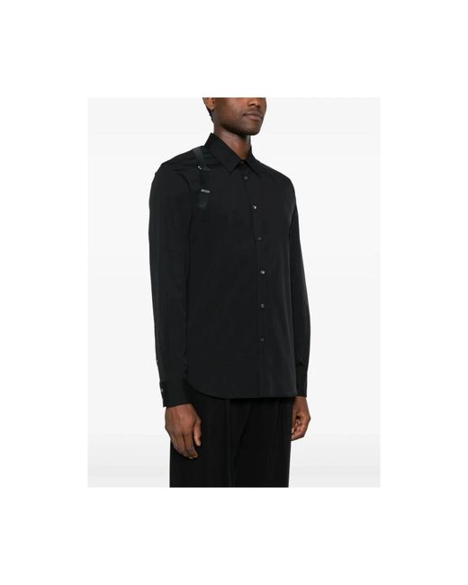 McQueen Black Casual Shirts for men