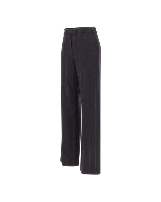 Wide Trousers Eleventy de color Blue