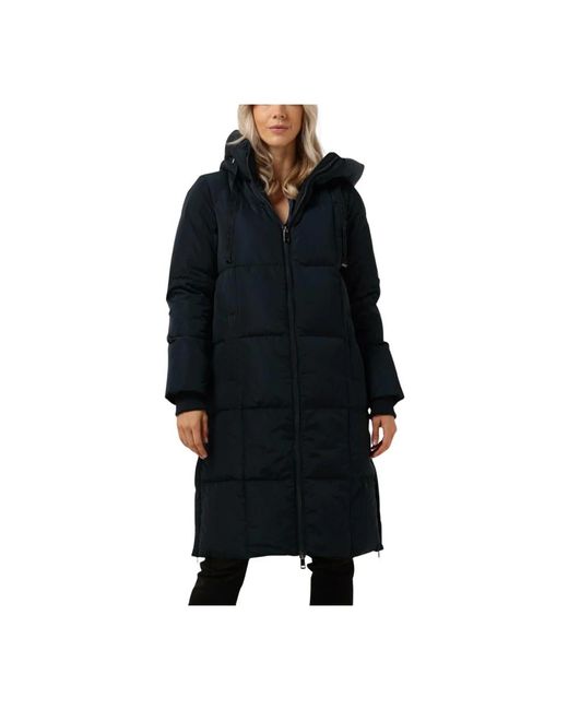 Mos Mosh Square Down Coat in het Black