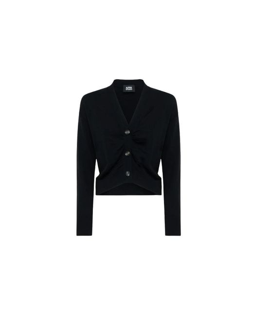 Cardigans Alpha Studio en coloris Black