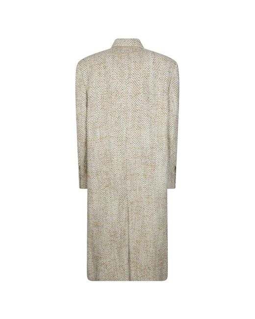 Isabel Marant Natural Double-Breasted Coats