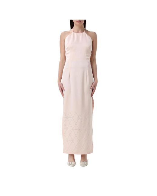 Maxi Dresses SIMONA CORSELLINI de color Pink
