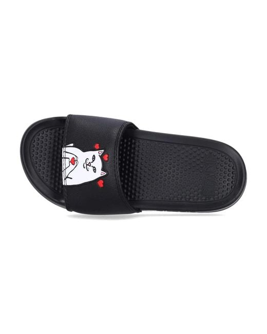 RIPNDIP Black Sliders for men