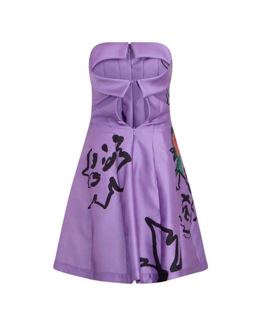Philosophy Di Lorenzo Serafini Purple Party Dresses