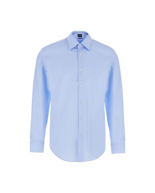 Boss Blue Formal Shirts for men