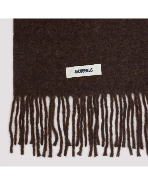 Jacquemus Brown Winter Scarves