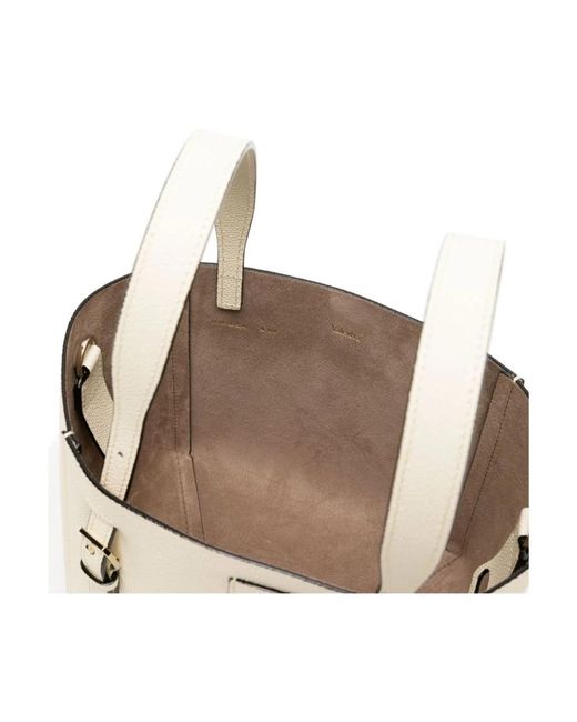 Valextra Natural Soft Bucket Micro Bag