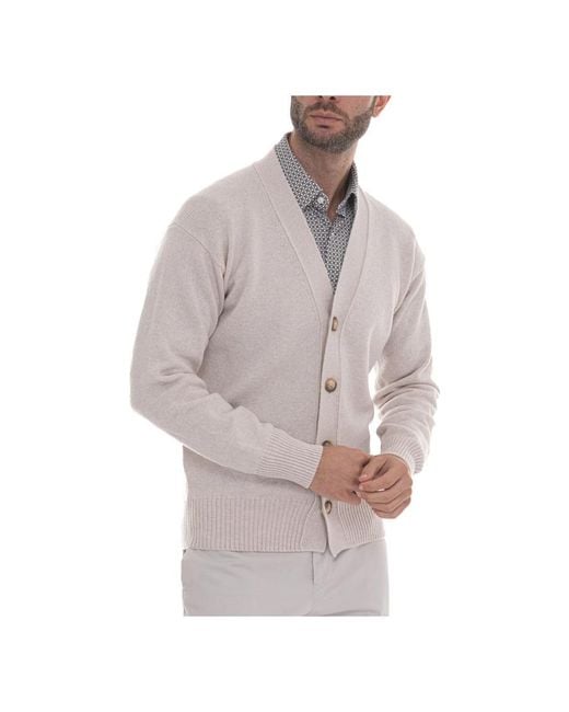 Gran Sasso Brown Cardigans for men