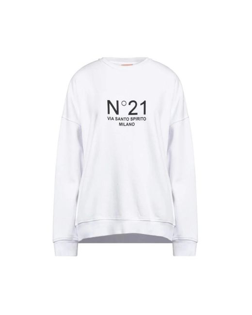 N°21 White Sweatshirts