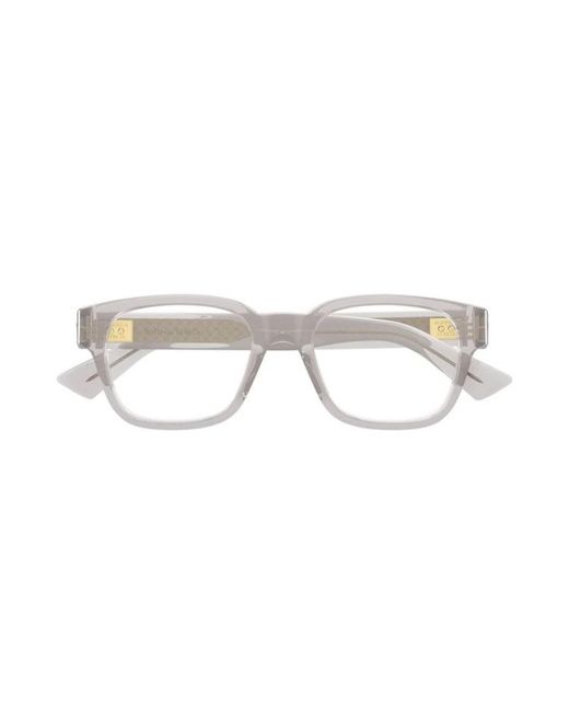 Bottega Veneta White Glasses