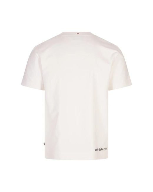 Moncler Weiße T-Shirts Und Polos in White für Herren