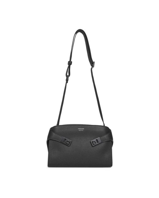 Ferragamo Black Shoulder Bags for men