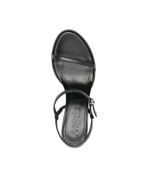 Aeyde Black High Heel Sandals
