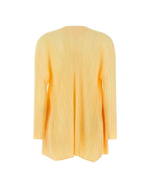 Issey Miyake Yellow Cardigans