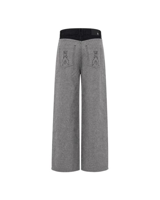 Patrizia Pepe Blue Wide Jeans