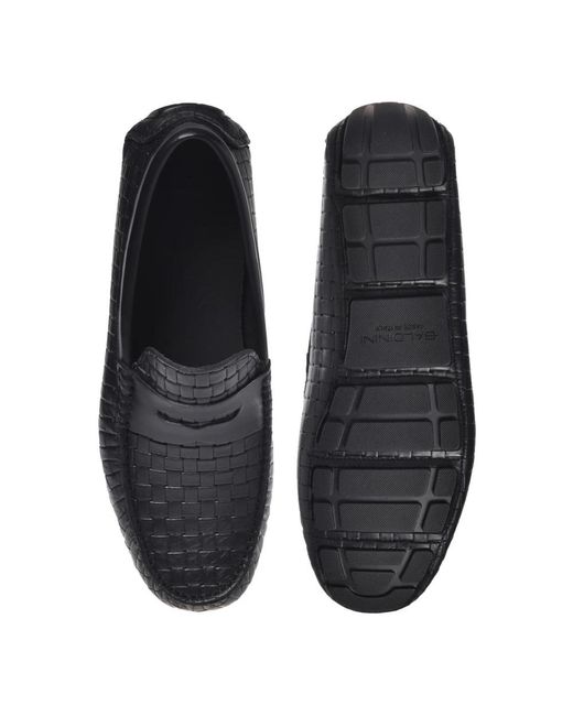 Baldinini Black Loafers for men