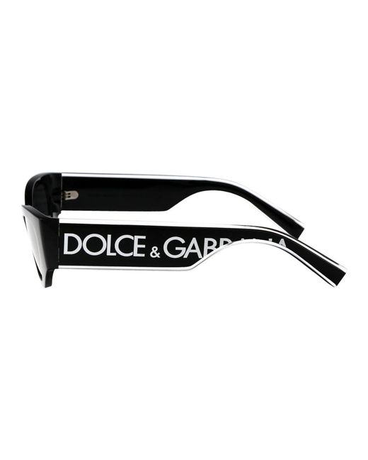 Dolce & Gabbana Black Stylische sonnenbrille 0dg6186