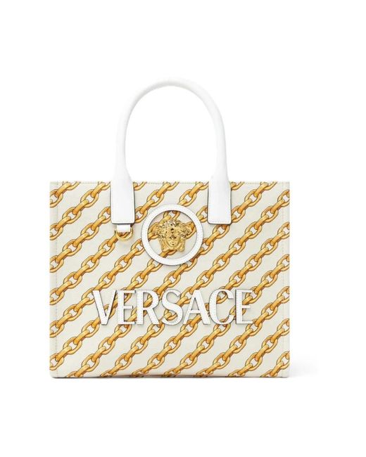 Tote Bags di Versace in Metallic