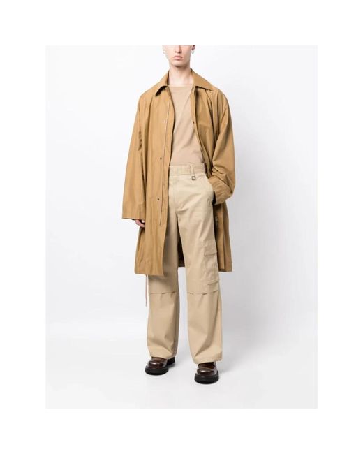Wooyoungmi Natural Wide Trousers for men