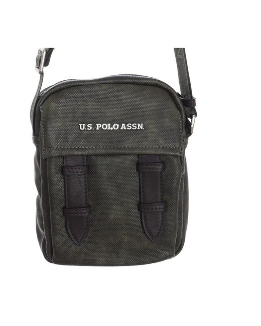 U.S. POLO ASSN. Black Cross Body Messenger for men