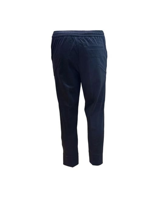 John Richmond Blue Slim-Fit Trousers for men