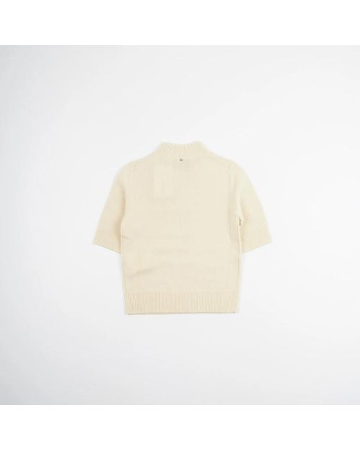 Max Mara Turtleneck in het Natural