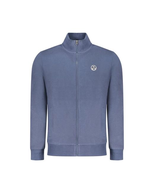 North Sails Blue Zip-Throughs for men