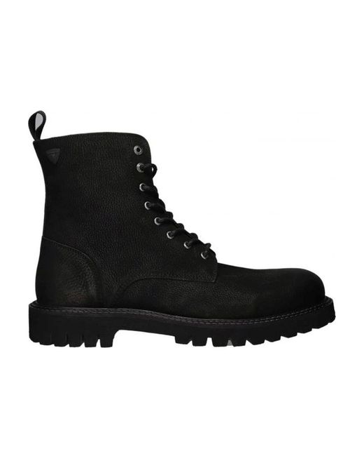 Salamander Black Lace-Up Boots for men