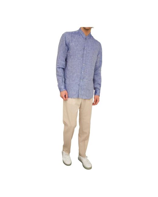 Emporio Armani Blue Casual Shirts for men