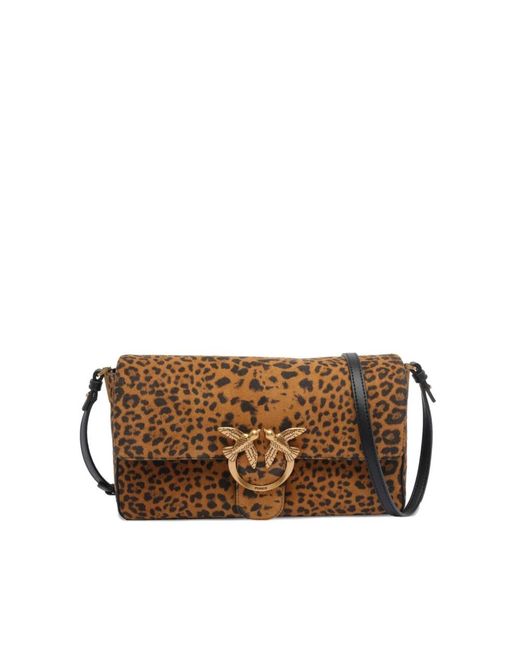 Pinko Brown Cross Body Bags