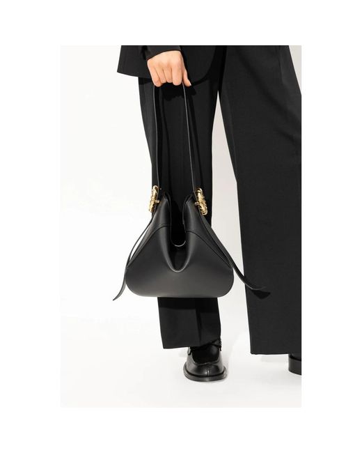Lanvin Black Shoulder Bags
