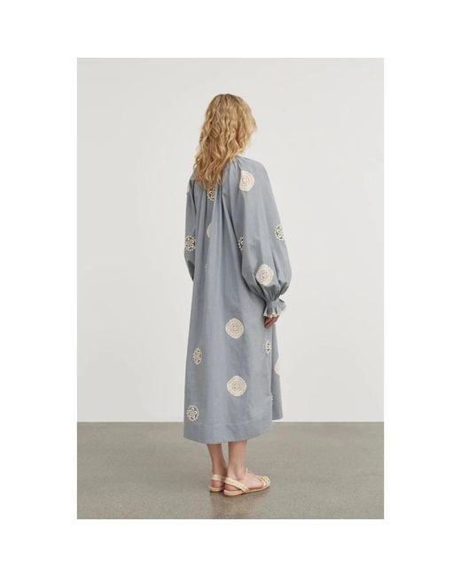 Skall Studio Maxi Jurken in het Blue