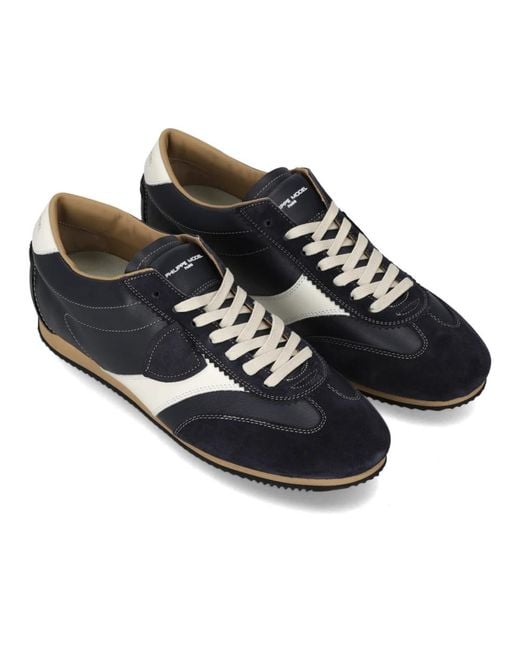 Philippe Model Blue Sneakers for men