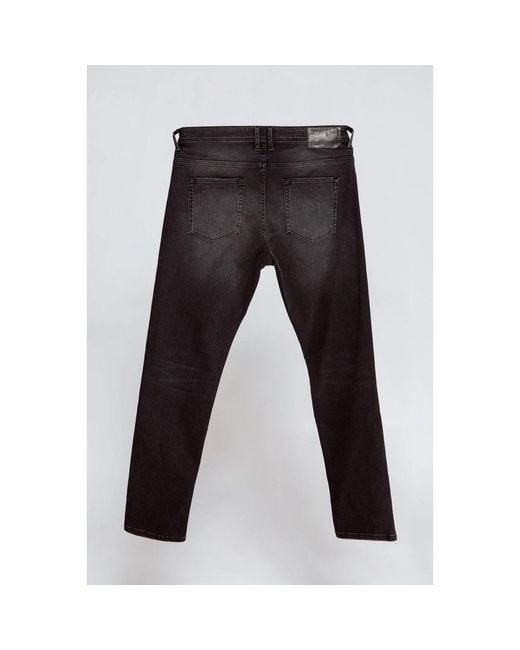 Zhrill Black Slim-Fit Jeans for men