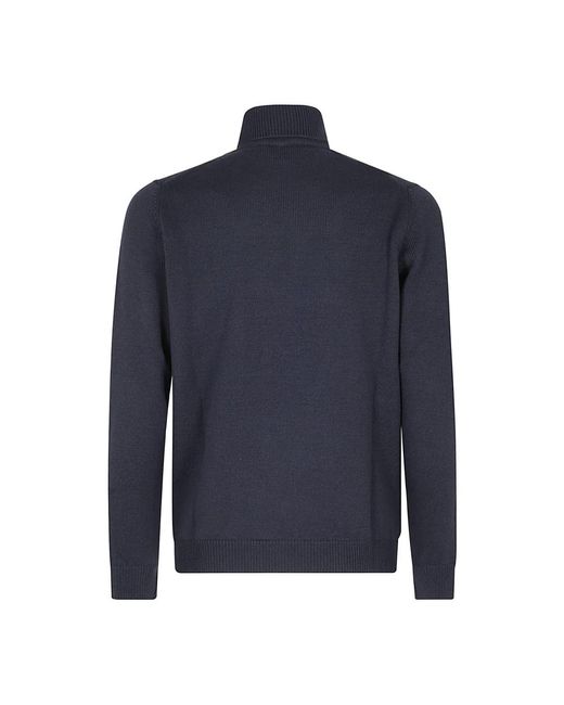 Roberto Collina Blue Turtlenecks for men